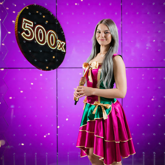Pachinko bonusgame van Crazy Time met puck, pinnen en multipliervakken