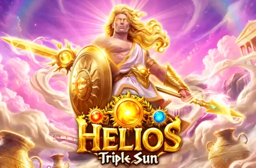 Helios Triple Sun van Pragmatic Play met de Griekse zonnegod Helios